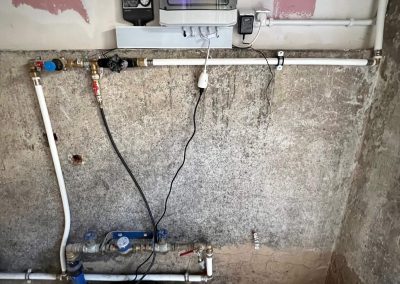 Control system for an outdoor green wall